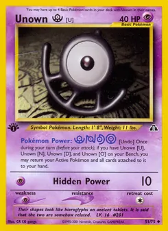 Unown [U] (Neo Discovery #51)