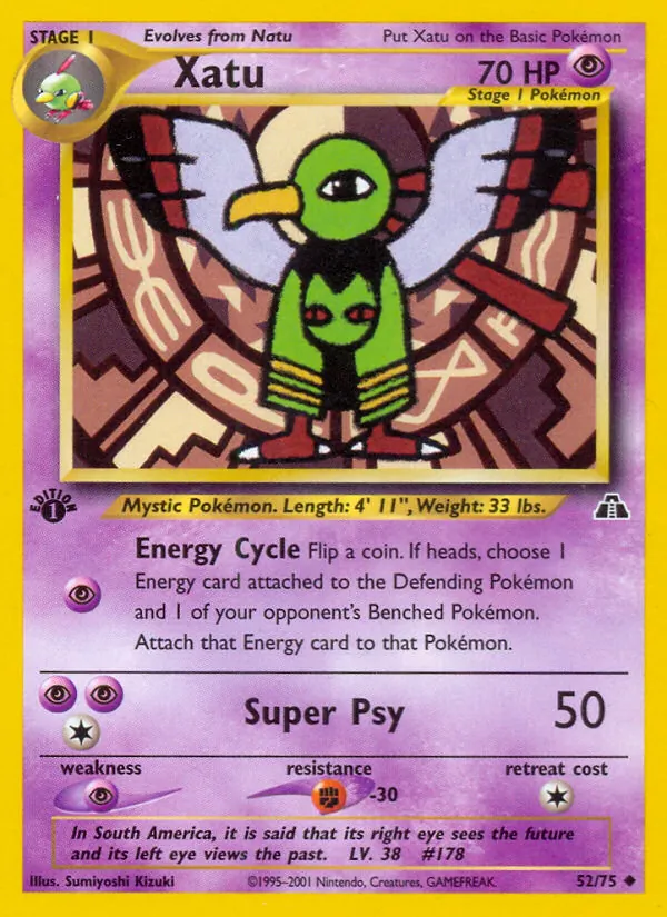 Xatu — Neo Discovery #52 (Pokémon TCG card)
