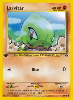 Larvitar (Neo Discovery #57)