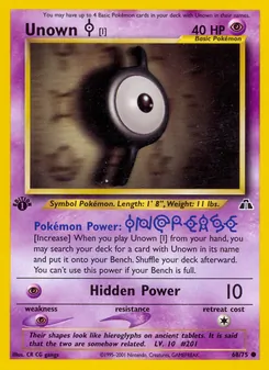Unown [I] (Neo Discovery #68)