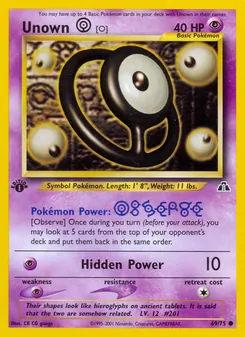 Unown [O] (Neo Discovery #69)