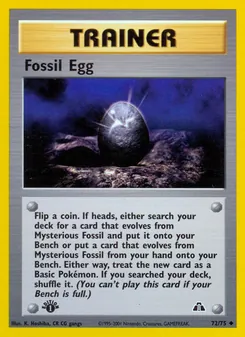 Fossil Egg (Neo Discovery #72)
