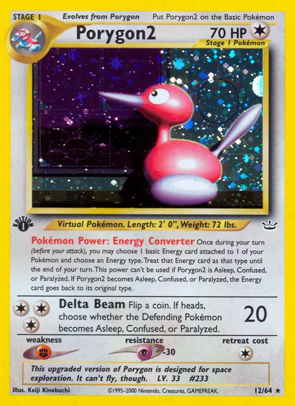 Porygon2 — Neo Revelation #12 (Pokémon TCG card)