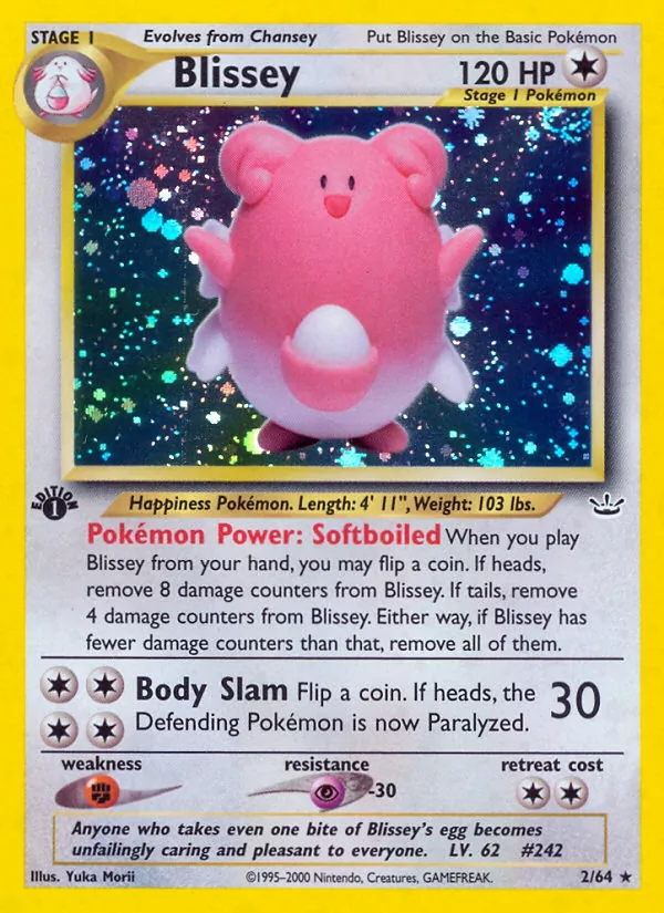 Blissey — Neo Revelation #2 (Pokémon TCG card)
