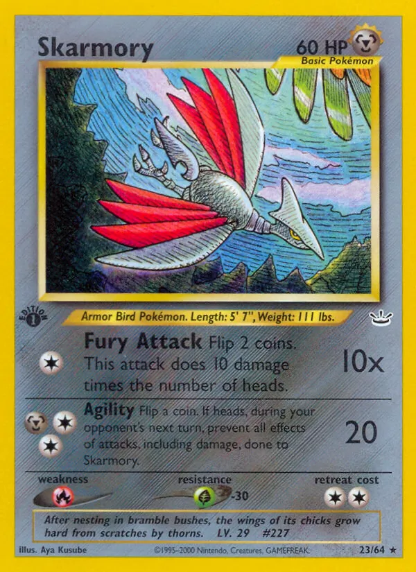 Skarmory — Neo Revelation #23 (Pokémon TCG card)
