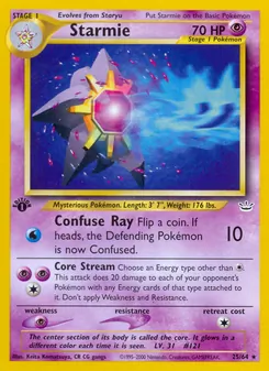 Starmie (Neo Revelation #25)