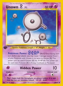 Unown [B] (Neo Revelation #39)
