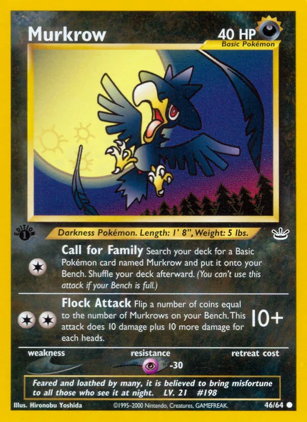 Murkrow — Neo Revelation #46 (Pokémon TCG card)