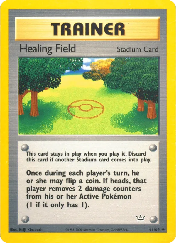 Healing Field — Neo Revelation #61 (Pokémon TCG card)