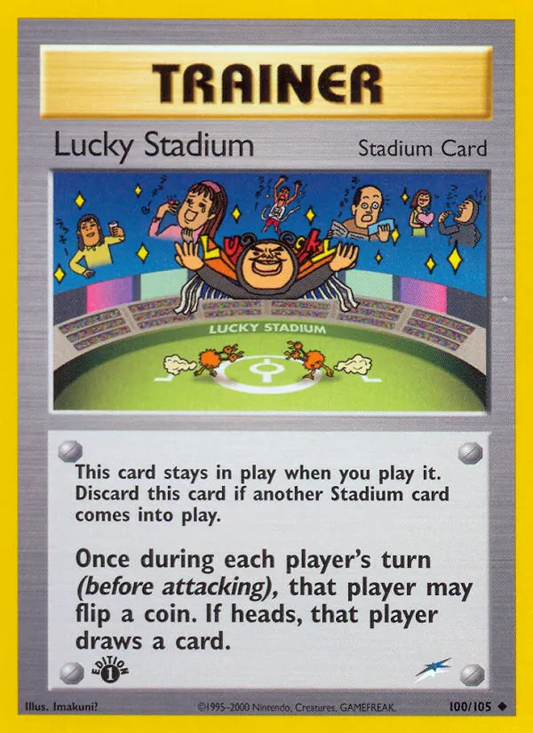 Lucky Stadium — Neo Destiny #100 (Pokémon TCG card)