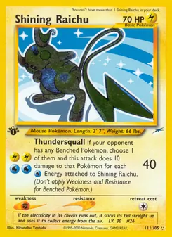 Shining Raichu (Neo Destiny #111)
