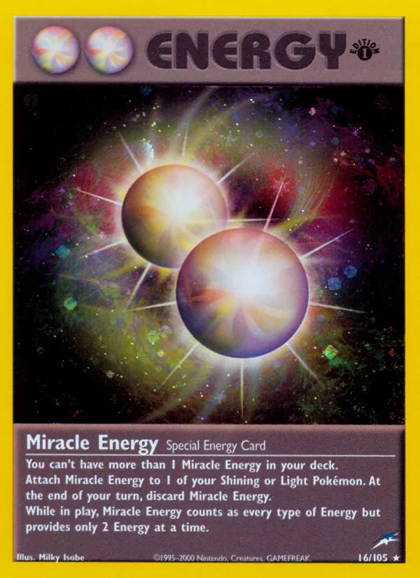 Miracle Energy — Neo Destiny #16 (Pokémon TCG card)