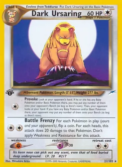 Dark Ursaring (Neo Destiny #21)