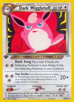 Dark Wigglytuff (Neo Destiny #40)