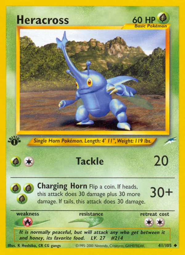 Heracross — Neo Destiny #41 (Pokémon TCG card)