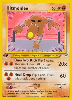 Hitmonlee (Neo Destiny #42)