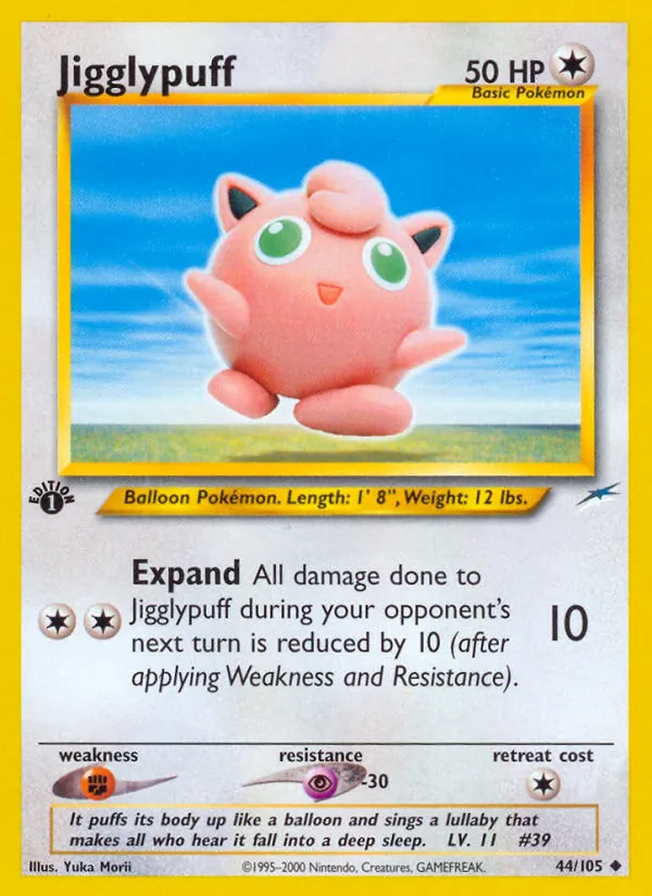 Jigglypuff — Neo Destiny #44 (Pokémon TCG card)