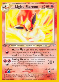 Light Flareon (Neo Destiny #46)