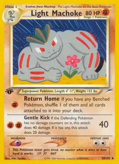 Light Machoke (Neo Destiny #49)