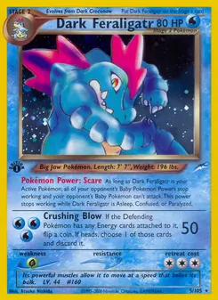 Dark Feraligatr (Neo Destiny #5)