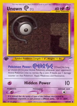 Unown [C] (Neo Destiny #57)