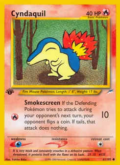 Cyndaquil (Neo Destiny #61)