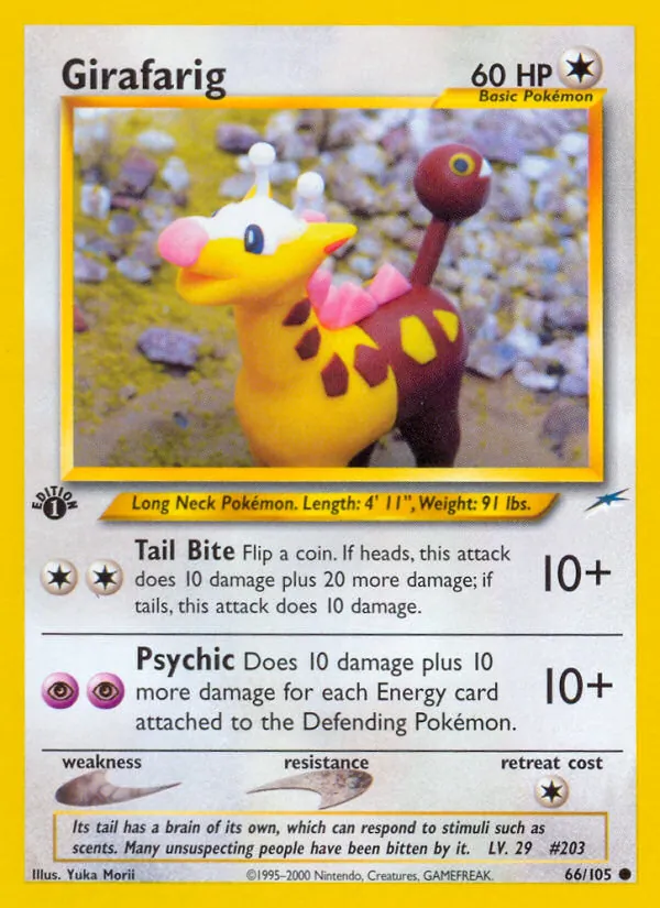 Girafarig — Neo Destiny #66 (Pokémon TCG card)