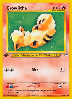 Growlithe (Neo Destiny #68)