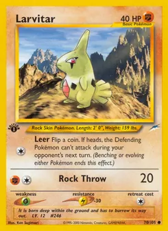 Larvitar (Neo Destiny #70)