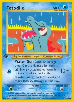 Totodile (Neo Destiny #85)