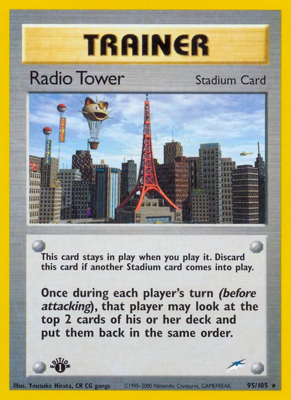 Radio Tower — Neo Destiny #95 (Pokémon TCG card)