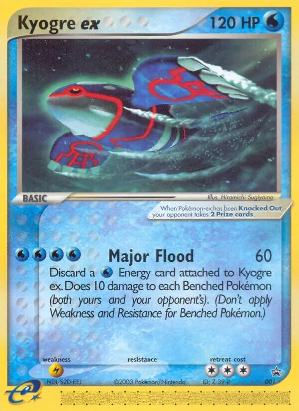 Kyogre ex — Nintendo Black Star Promos #1 (Pokémon TCG card)