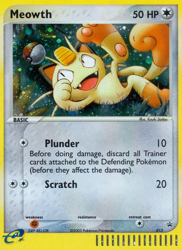 Meowth — Nintendo Black Star Promos #13 (Pokémon TCG card)