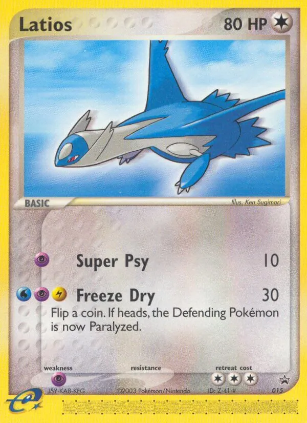 Latios — Nintendo Black Star Promos #15 (Pokémon TCG card)