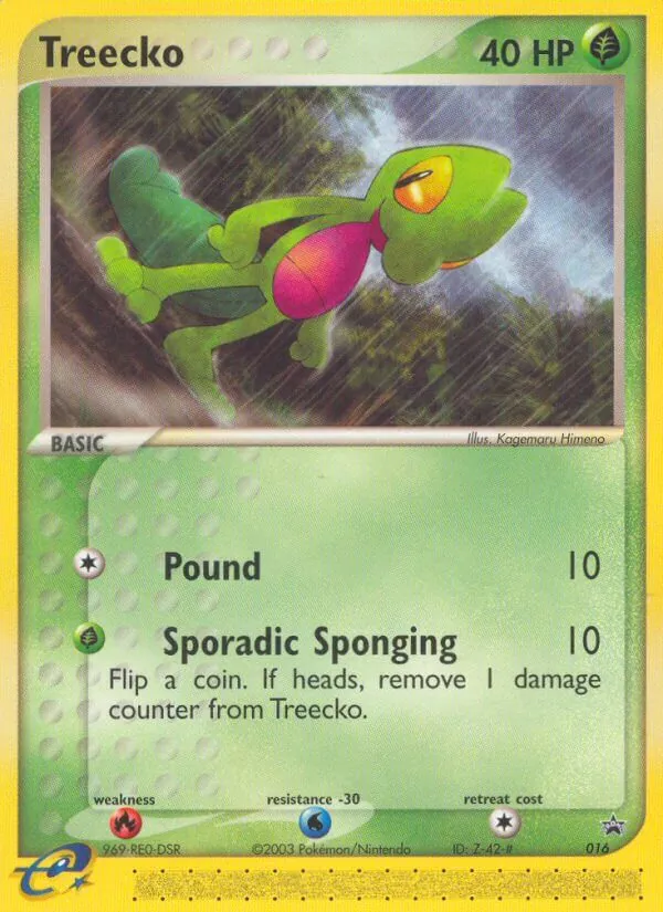 Treecko — Nintendo Black Star Promos #16 (Pokémon TCG card)