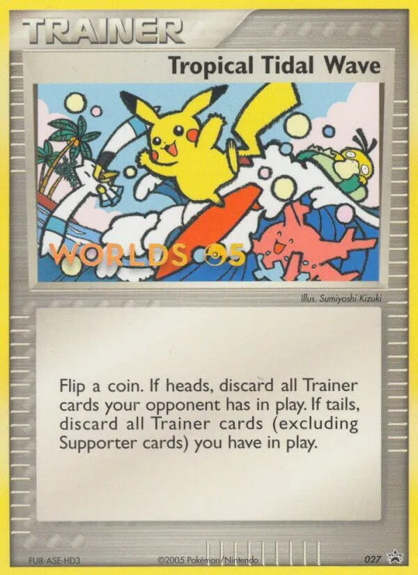 Tropical Tidal Wave — Nintendo Black Star Promos #27 (Pokémon TCG card)