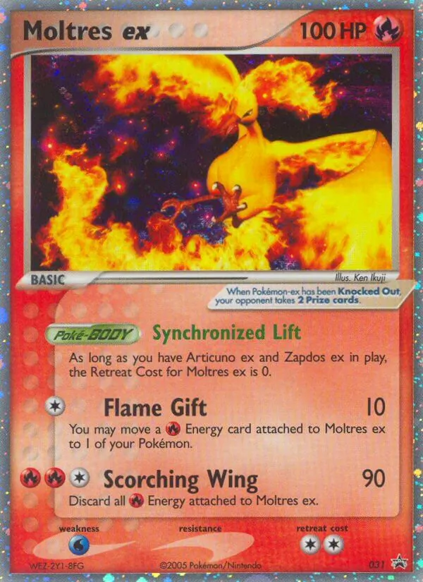 Moltres ex — Nintendo Black Star Promos #31 (Pokémon TCG card)