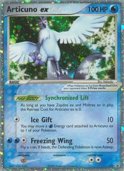 Articuno ex (Nintendo Black Star Promos #32)