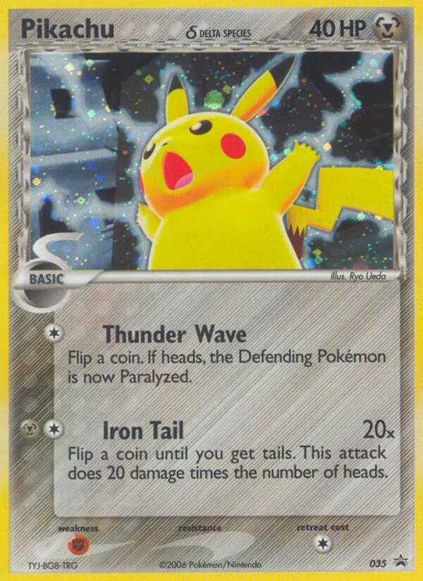 Pikachu δ — Nintendo Black Star Promos #35 (Pokémon TCG card)