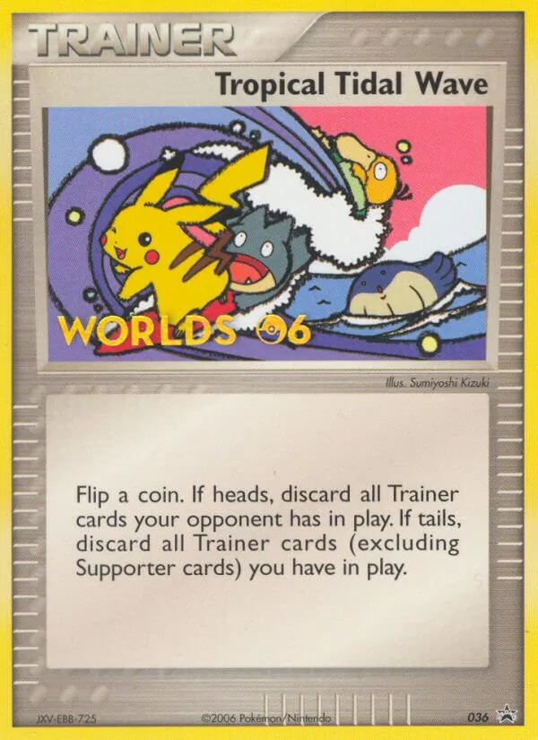Tropical Tidal Wave — Nintendo Black Star Promos #36 (Pokémon TCG card)