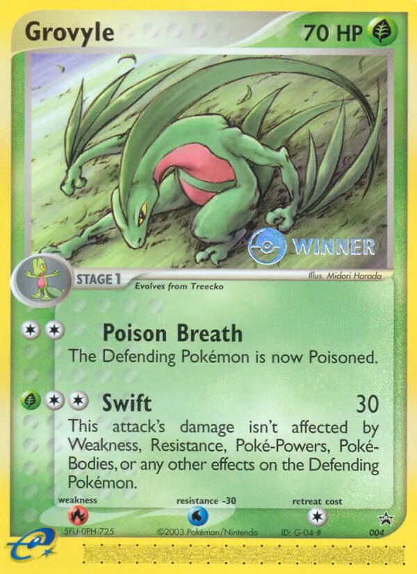 Grovyle — Nintendo Black Star Promos #4 (Pokémon TCG card)