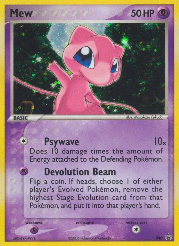 Mew — Nintendo Black Star Promos #40 (Pokémon TCG card)