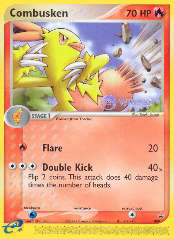 Combusken — Nintendo Black Star Promos #9 (Pokémon TCG card)