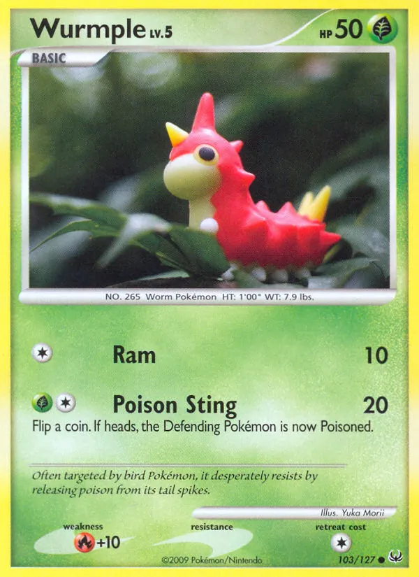 Wurmple — Platinum #103 (Pokémon TCG card)