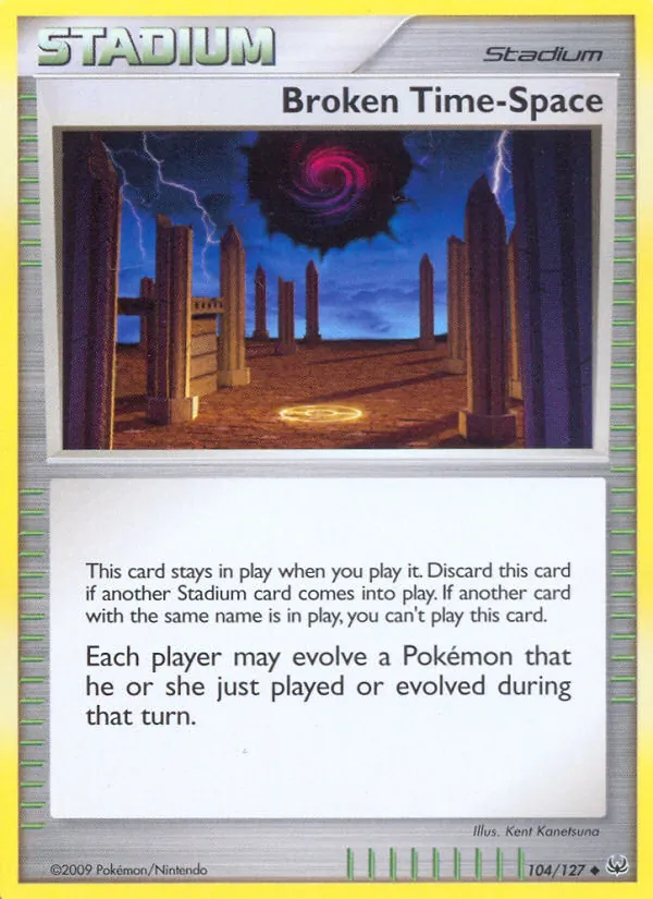 Broken Time-Space — Platinum #104 (Pokémon TCG card)