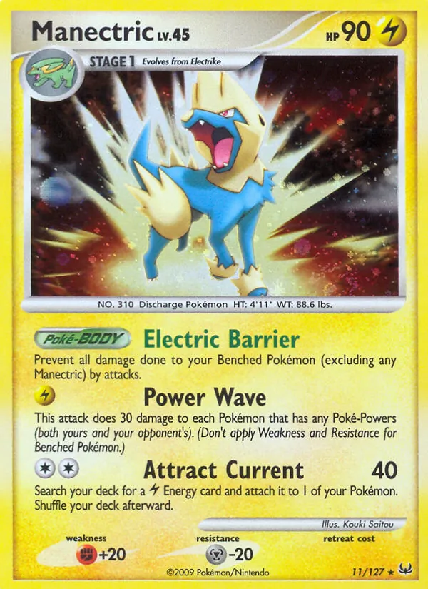 Manectric — Platinum #11 (Pokémon TCG card)