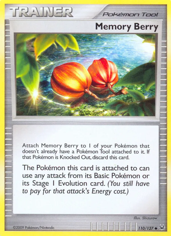 Memory Berry — Platinum #110 (Pokémon TCG card)