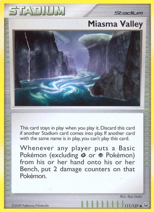 Miasma Valley — Platinum #111 (Pokémon TCG card)