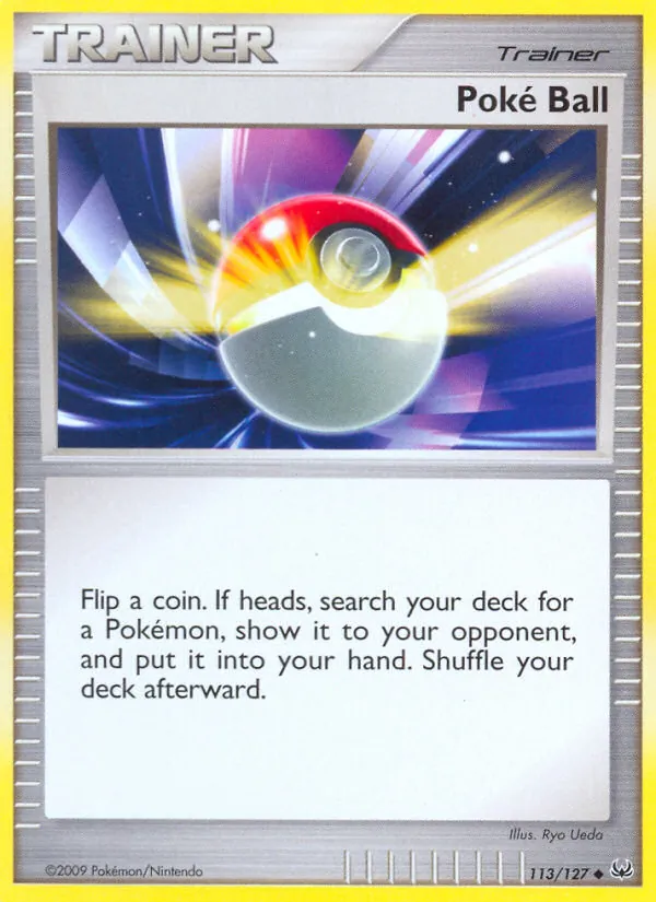 Poké Ball — Platinum #113 (Pokémon TCG card)