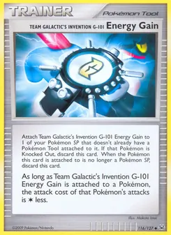 Team Galactic's Invention G-101 Energy Gain (Platinum #116)